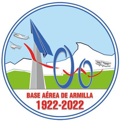 Logotipo centenario base aérea de Armilla