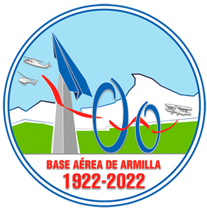 Logo del centenario de la base aérea de Armilla