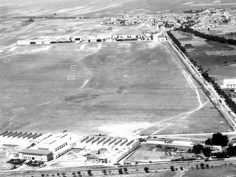 1933 vista aérea