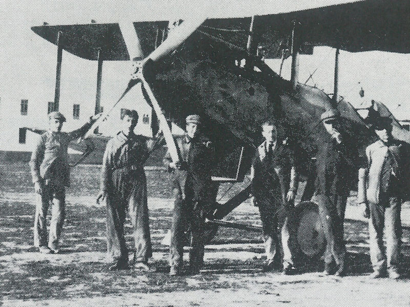 Avión De Havilland IX en Tablada 1923