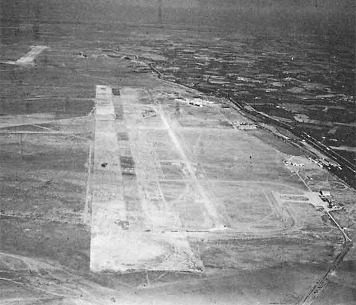 Pista del aeropuerto de Sanjurgo, anterior a 1956