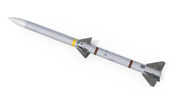 UHC0669_-_WEAPONRY_-_POST_WWII_-_AMERICAN_-_AIM-120_AMRAAM_MISSILE_-_AIR-TO-AIR_MISSILE_-_1991