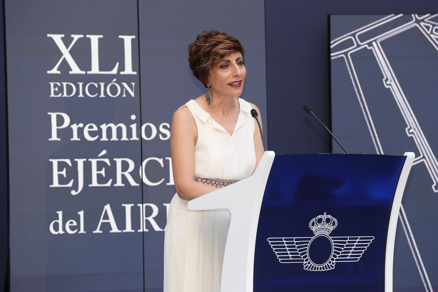 Mamen Asencio presentó  la XLI gala de entrega de los Premios Ejército del Aire