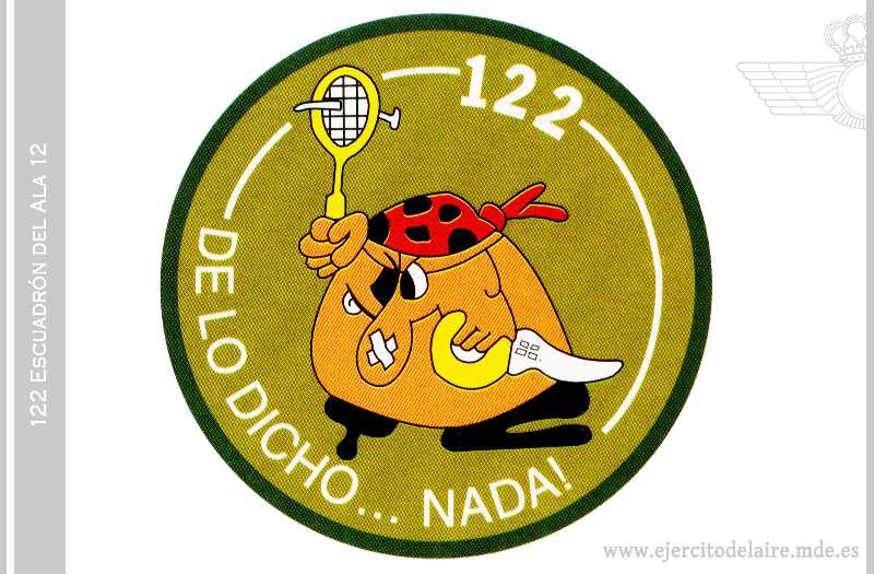 Distintivo del 122 Escuadrón del Ala 12