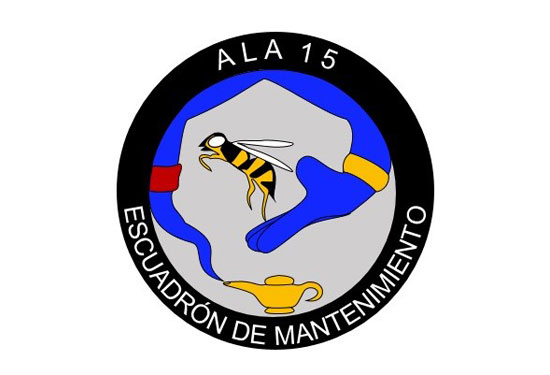 Distintivo del Escuadrón de Mantenimiento del Ala 15