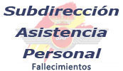 Banner de Subdirección de Asistencia al Personal información fallecimientos