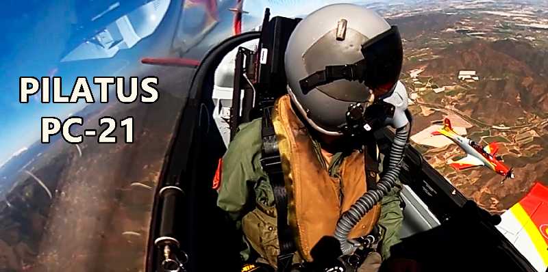 Entrenador avanzado Pilatus PC-21 para la formación de nuestros futuros pilotos