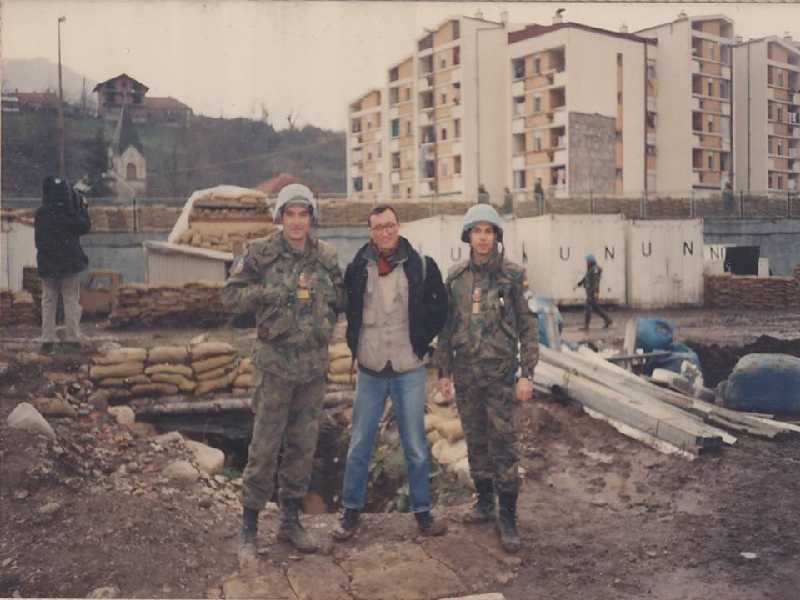 En Bosnia con Pérez Reverte