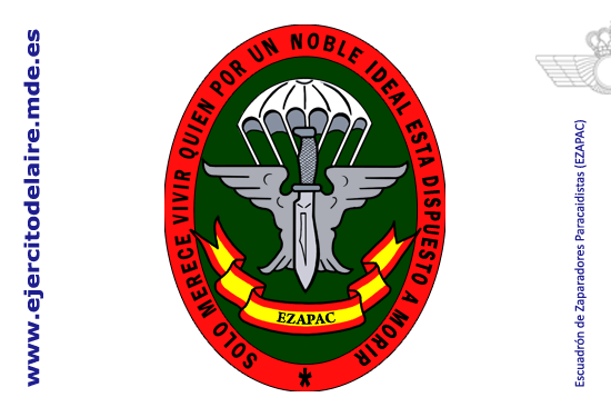 Distintivo del Escuadrón de Zapadores Paracaidistas (EZAPAC)