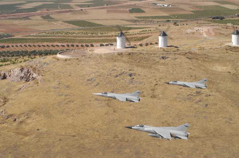 Mirage F-1 en tierras manchegas