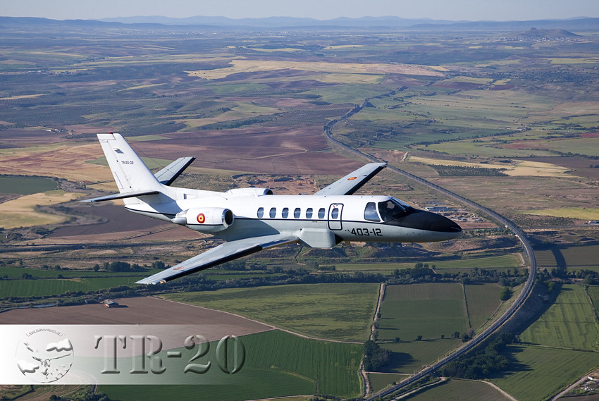 imagen de Dibujo del perfil de la aeronave Cessna -Citation V- (TR-20)