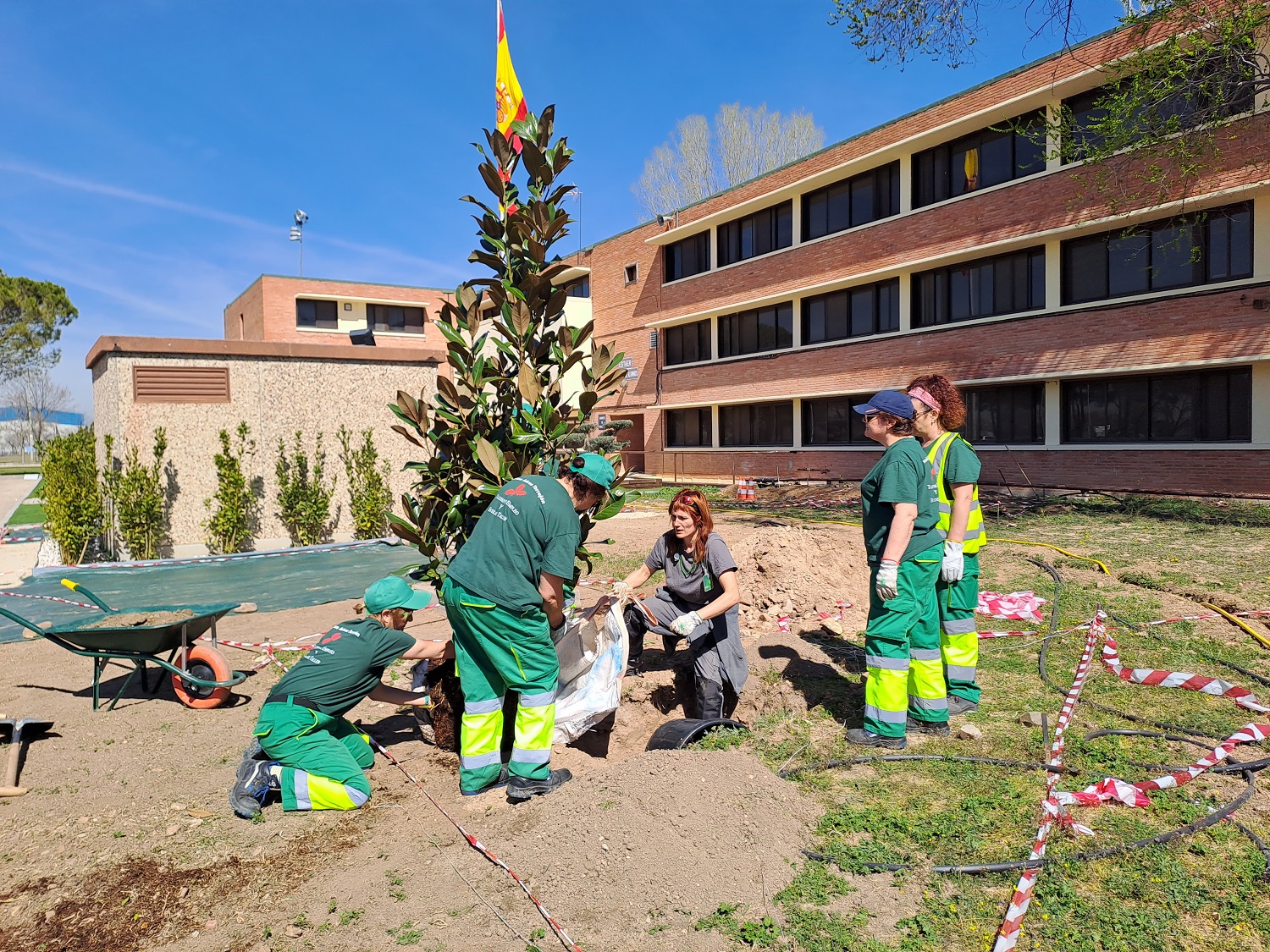 Imagen de Talleres de empleo del SEPE en la Base Aérea de Torrejón