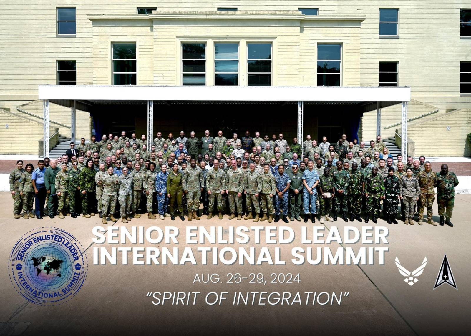 Imagen de El suboficial mayor del Aire y del Espacio en el Senior Enlisted Leader International Submit 2024