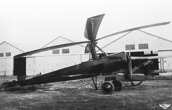 Imagen de 100 años del primer vuelo del autogiro C-6 en Cuatro Vientos