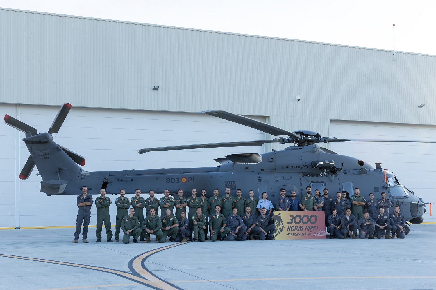 Imagen de El NH90 Lobo alcanza las 3000 horas de vuelo