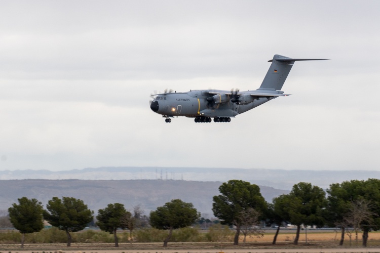 Imagen de Comienza el ETAP-C 24-1. La élite del transporte aéreo europeo ya se adiestra en Zaragoza