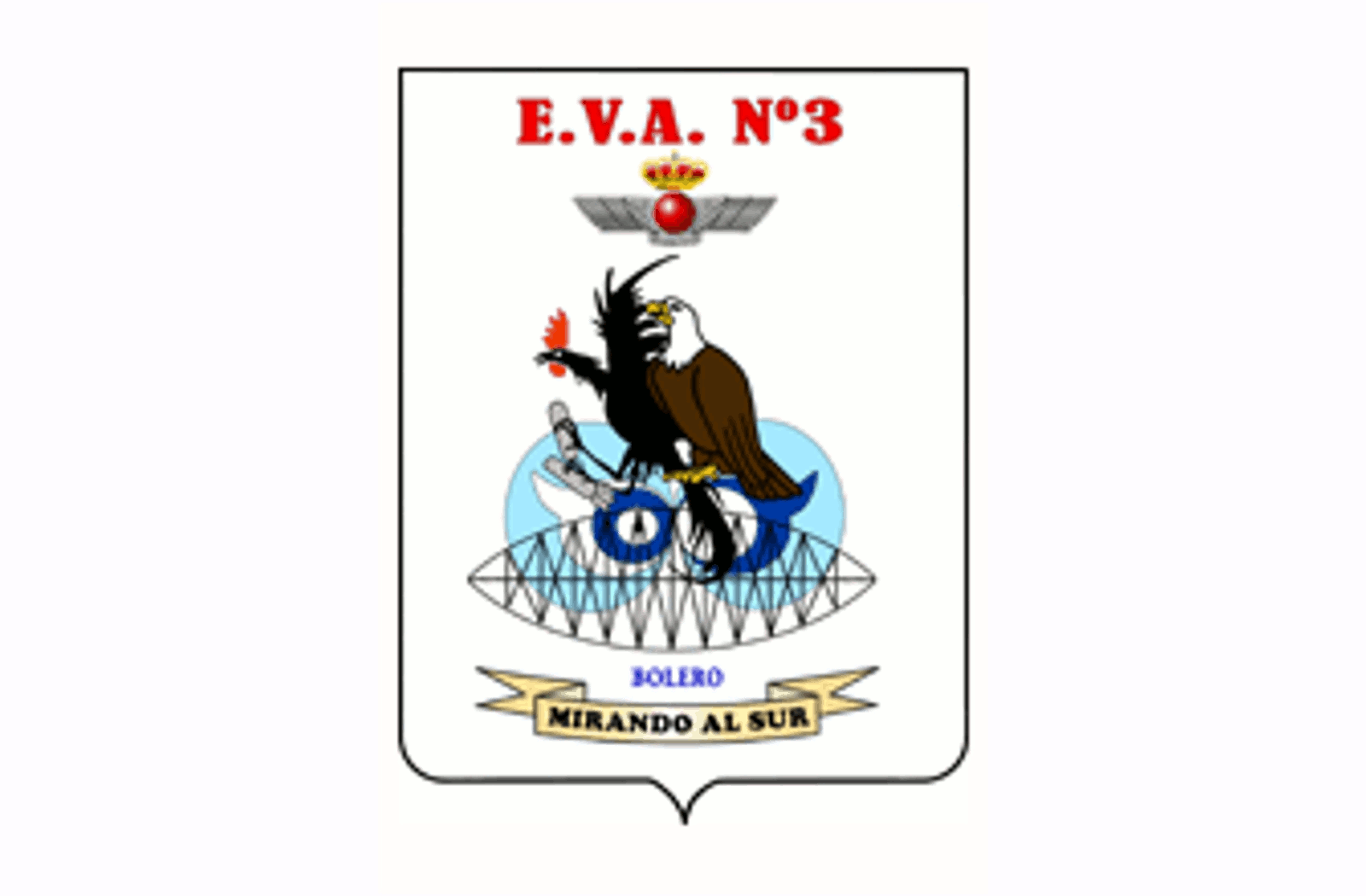 Distintivo del Escuadrón de Vigilancia Aérea nº3 (EVA 3) y Acuartelamiento Aéreo Constantina