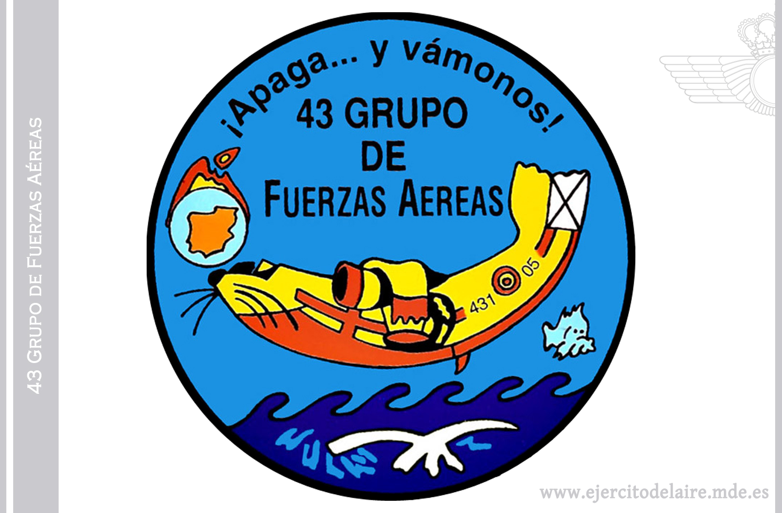 Distintivo del 43 Grupo de Fuerzas Aéreas