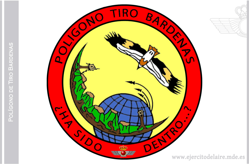 Distintivo del Polígono de Tiro Bardenas (Acuartelamiento Aéreo Bardenas)