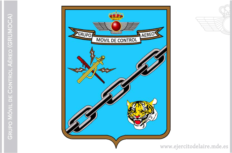 Distintivo del Grupo Móvil de Control Aéreo (GRUMOCA)