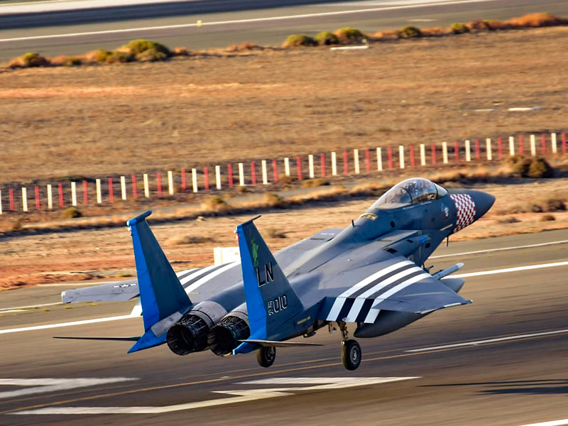 F-15 Eagle del 493 SQN