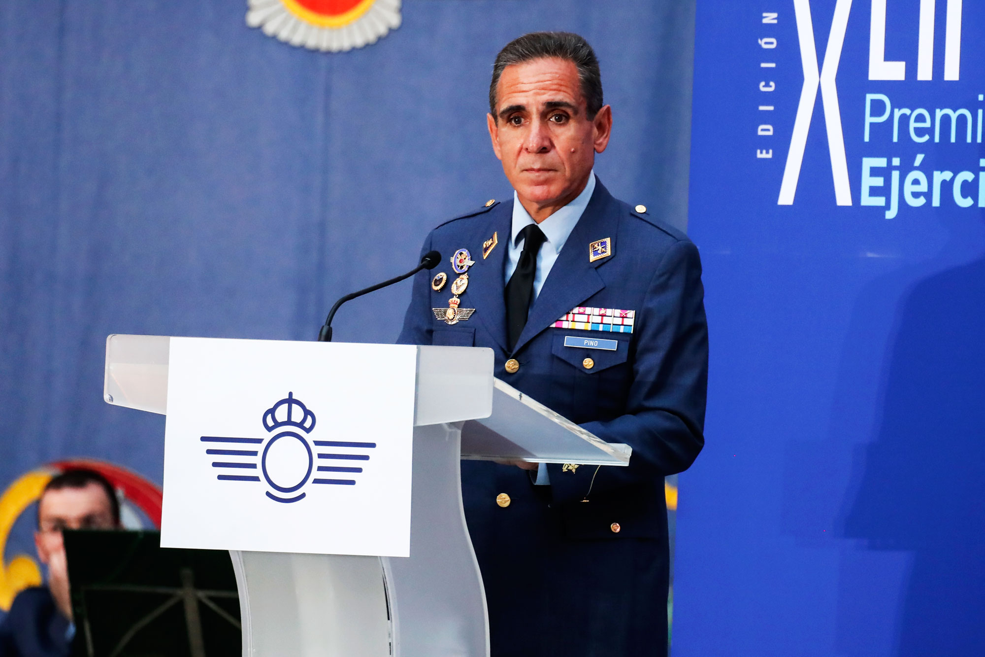 Palabras del general Pino Salas respresentando a los premiados