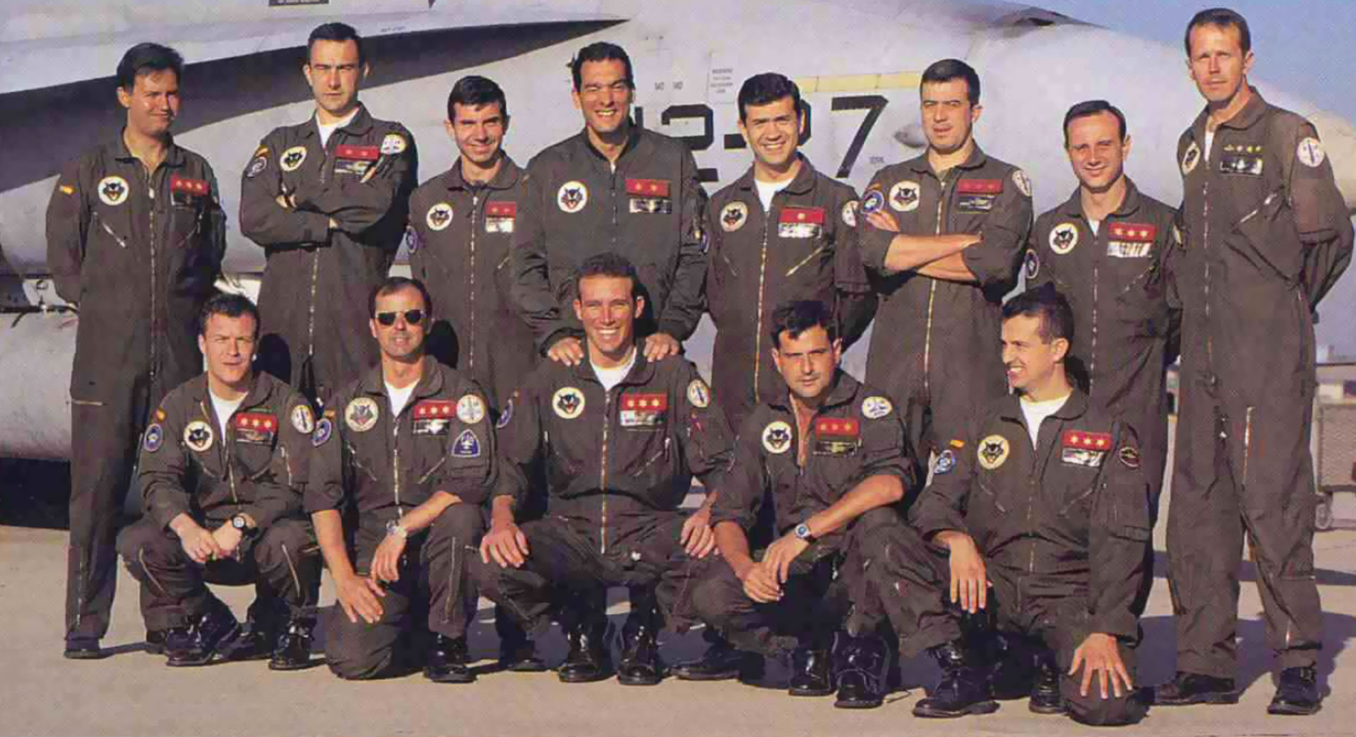Pilotos del prmer Red-Flag del Ejército del Aire